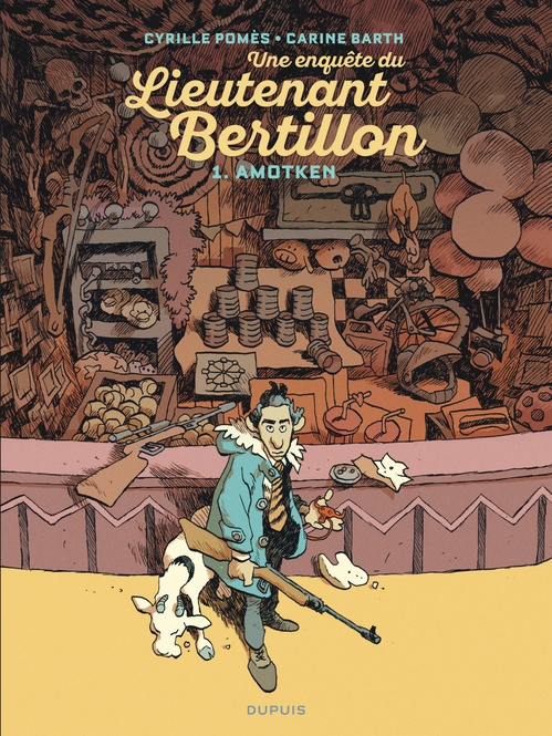 ebook cover of Lieutenant Bertillon - Tome 1 - Amotken, by Carine Barth, Cyrille Pomès