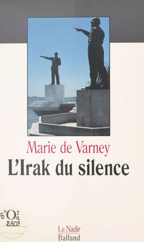 Couverture ebook de L'Irak du silence, de Marie de Varney