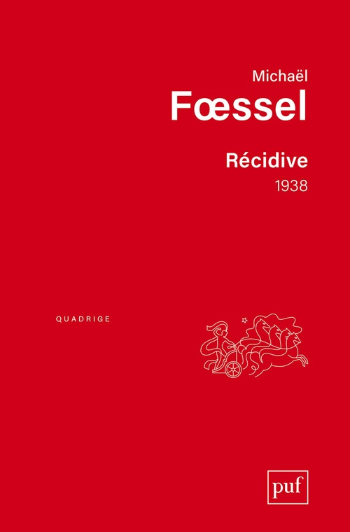 ebook cover of Récidive : 1938, by Michaël Foessel