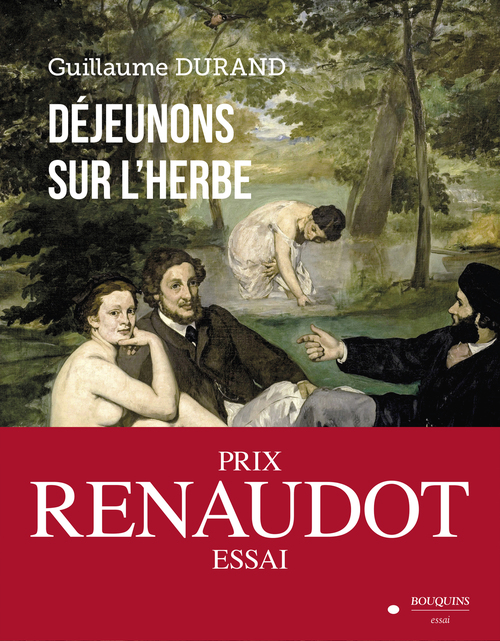 Couverture ebook de Déjeunons sur l'herbe - Prix Renaudot de l'essai 2022, de Guillaume Durand