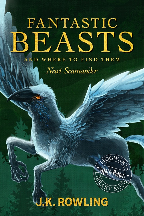 ebook cover of Fantastic Beasts and Where to Find Them, by Jonny Duddle, J.K. Rowling