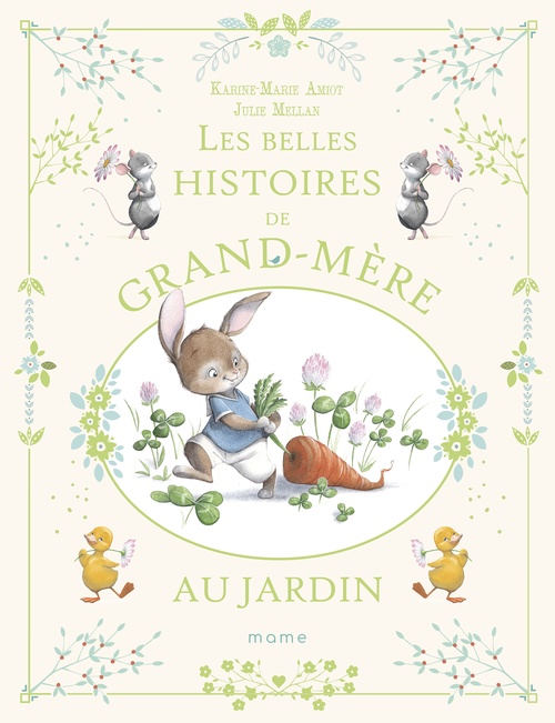 Couverture ebook de Les belles histoires de grand-mère au jardin, de Karine-Marie Amiot