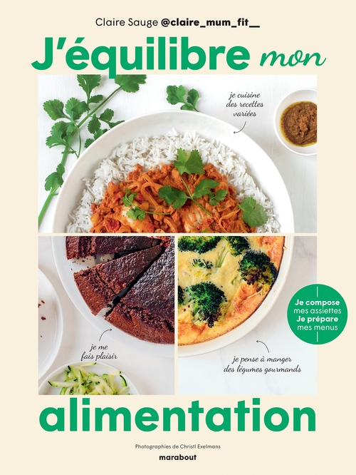 ebook cover of J'équilibre mon alimentation, by Claire Sauge @claire_mum_fit__