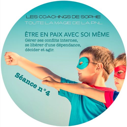 audiobook cover of Coaching en PNL - séance n°4 : Être en paix avec soi-même, by Sophie Magenta