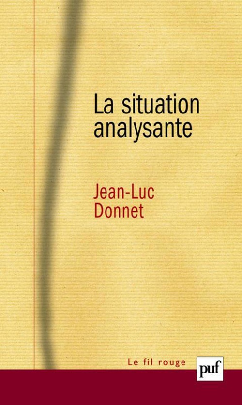 ebook cover of La situation analysante, by Jean-luc Donnet