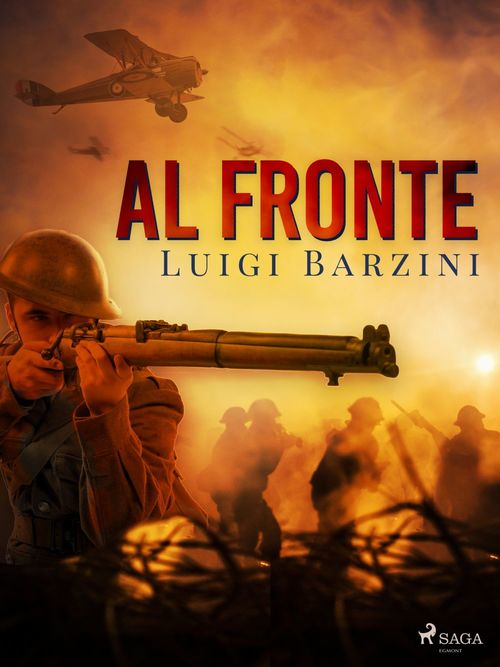 ebook cover of Al fronte, by Luigi Barzini
