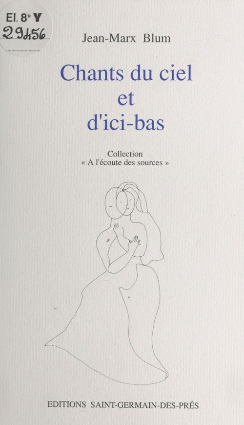 Couverture ebook de Chants du ciel et d'ici-bas, de Jean-Marx Blum