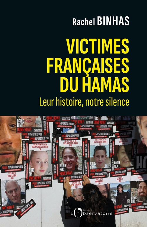 Couverture ebook de Victimes françaises du Hamas : Leur histoire, notre silence, de Rachel Binhas