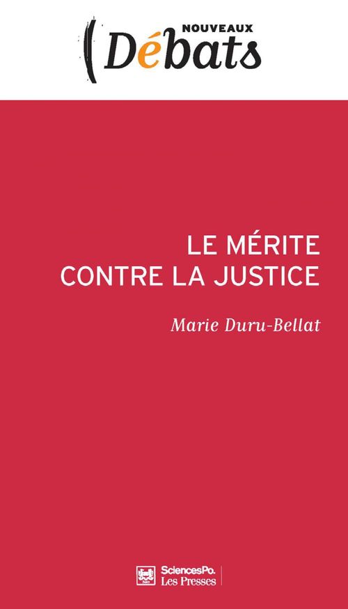 ebook cover of Le mérite contre la justice, by Marie Duru-Bellat