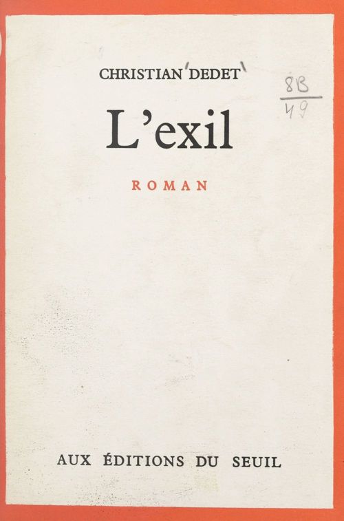 Couverture ebook de L'exil, de Christian Dedet