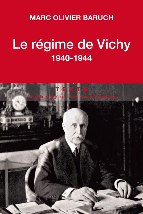 Couverture ebook de Le régime de Vichy, de Marc-olivier Baruch