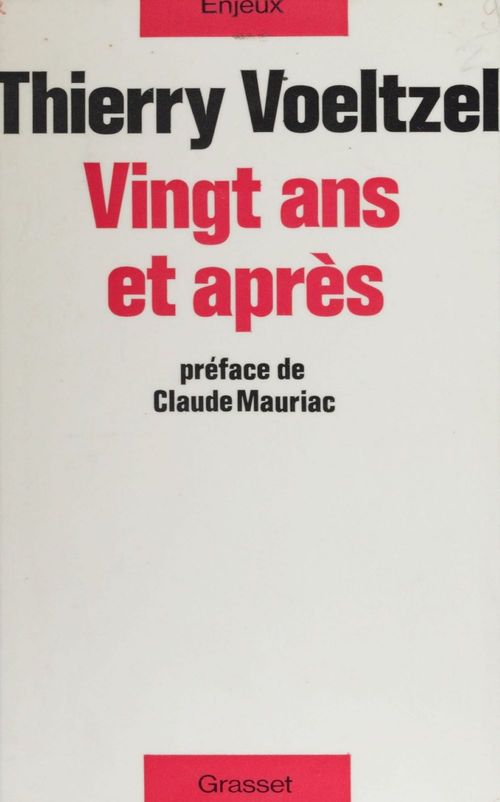 Couverture ebook de Vingt ans et après, de Mireille Davidovici, Thierry Voeltzel