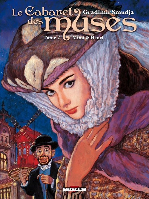 ebook cover of Le Cabaret des muses T02 - Mimi et Henri, by Gradimir Smudja