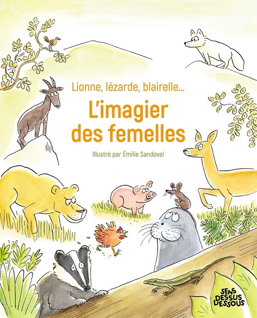 ebook cover of L'imagier des femelles - Lionne, Lézarde, Blairelle, by Emilie Sandoval