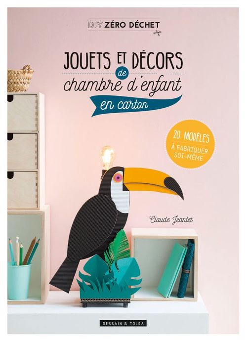 Couverture ebook de Jouets et décors de chambre d'enfant en carton, de Claude Jeantet