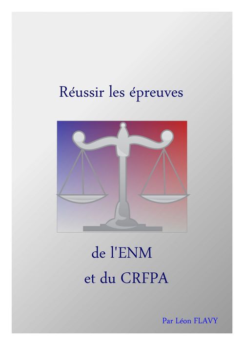 Couverture ebook de PREPA CONCOURS ENM*****, de Leon Flavy