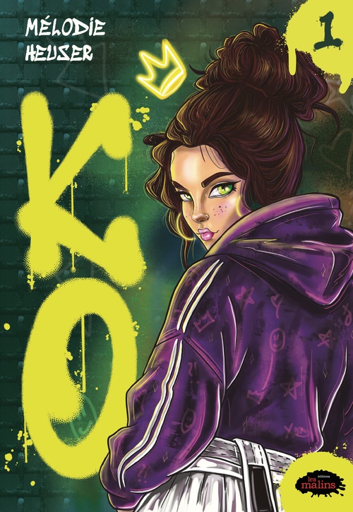 Couverture ebook de K.O, tome 1, de Mélodie Heuser