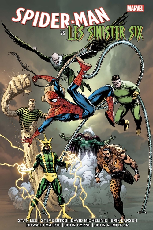 Couverture ebook de Spider-Man vs Les Sinister Six, de Stan Lee, David Michelinie, Howard Mackie