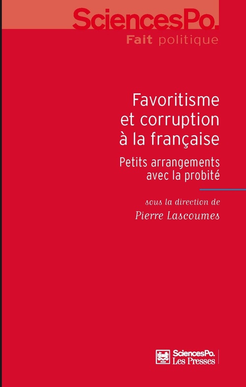 Couverture ebook de Favoritisme et corruption, de Pierre Lascoumes