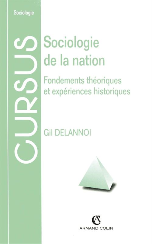 Couverture ebook de Sociologie de la nation, de Delannoi
