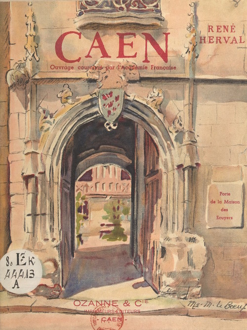 Couverture ebook de Caen, de René Herval
