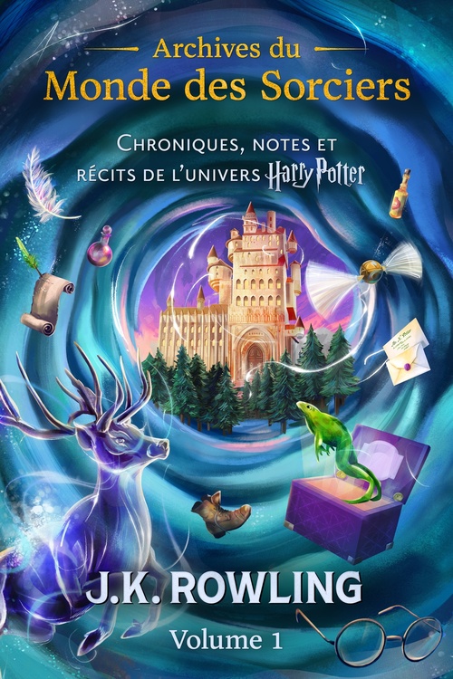 Couverture ebook de Archives du Monde des Sorciers (Volume 1), de J.K. Rowling
