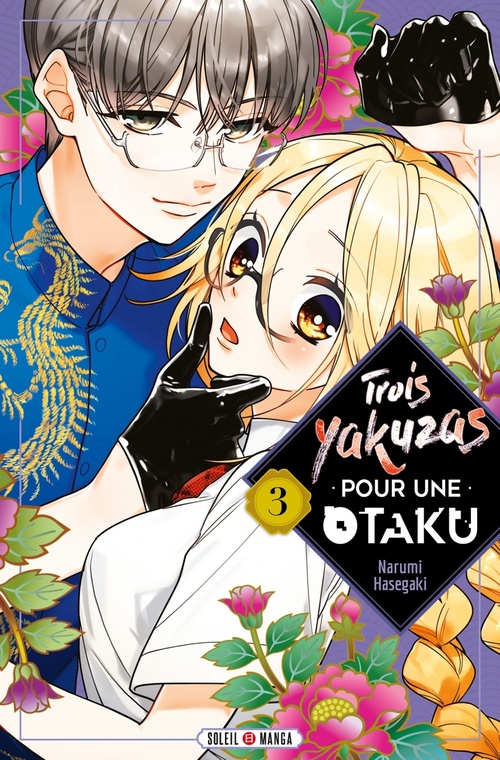 Couverture ebook de Trois Yakuzas pour une Otaku T03, de Narumi Hasegaki