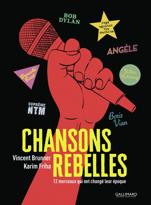 ebook cover of Chansons rebelles. 12 morceaux qui ont changé leur époque, by Karim Friha, Vincent Brunner