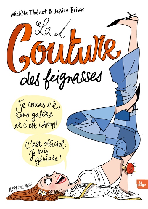 Couverture ebook de La couture des feignasses, de Michèle Thénot