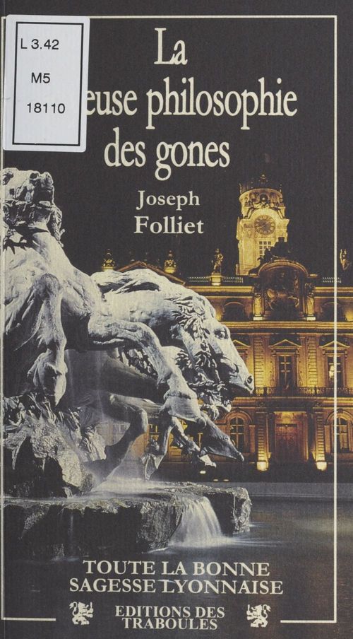 Couverture ebook de La Joyeuse Philosophie des gones, de Joseph Folliet