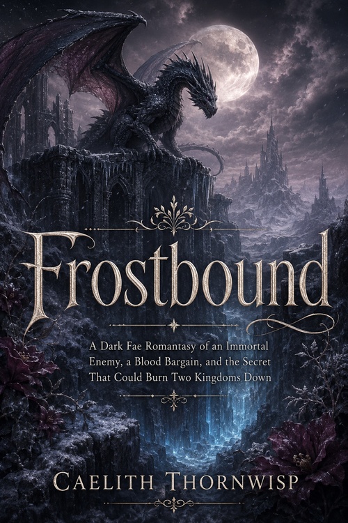 Couverture ebook de Frostbound, de Caelith Thornwisp