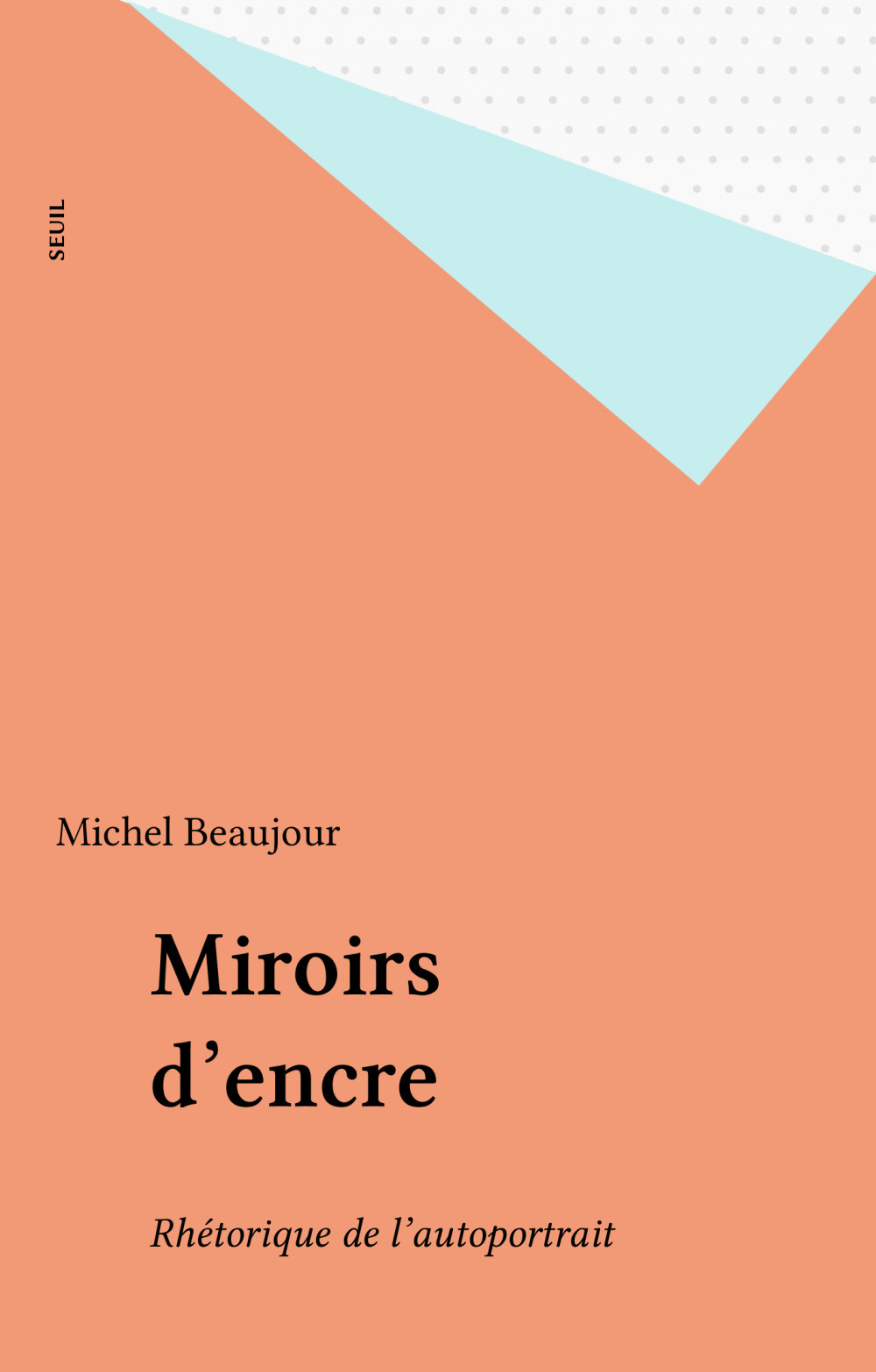 ebook cover of Miroirs d'encre, by Michel Beaujour