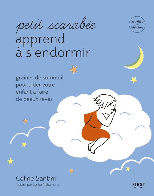 ebook cover of Petit scarabée apprend à s'endormir, by Céline Santini