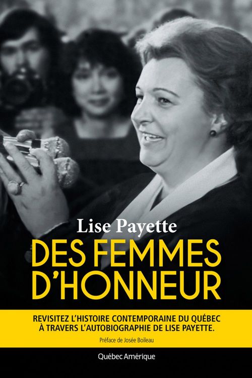 ebook cover of Des femmes d'honneur, by Payette Lise