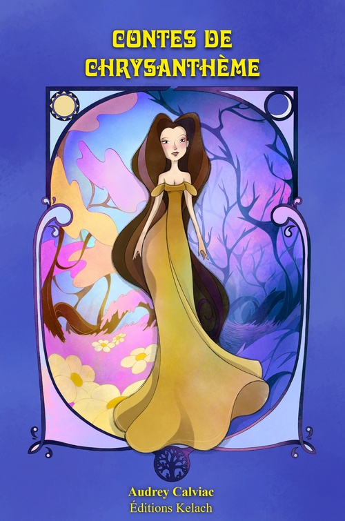 Couverture ebook de Les Contes de Chrysanthème, de Audrey Calviac