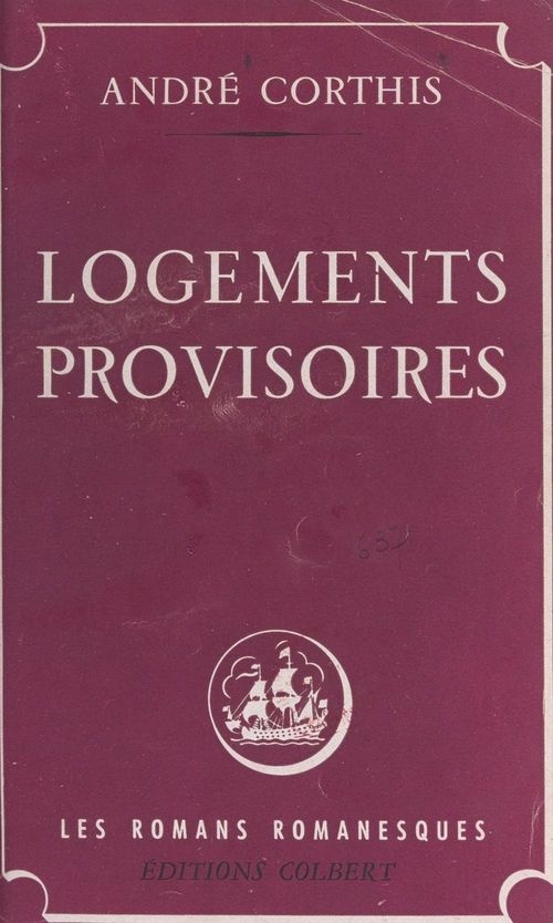 ebook cover of Logements provisoires, by Andre Corthis