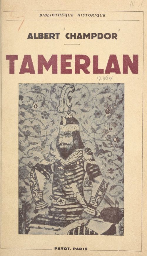 Couverture ebook de Tamerlan, de Albert Champdor