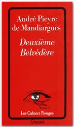 ebook cover of Deuxième Belvédère, by André Pieyre de Mandiargues