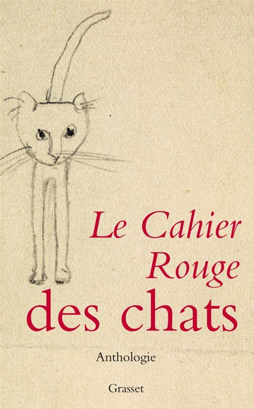 Couverture ebook de Le cahier rouge des chats, de Arthur Chevallier, Collectif