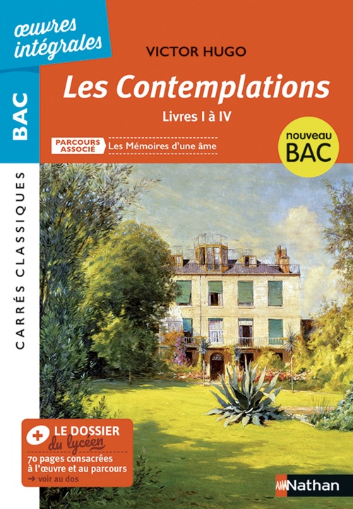 ebook cover of Les Contemplations, by Laure Blanc-Halévy, Victor Hugo, Sophie Pailloux