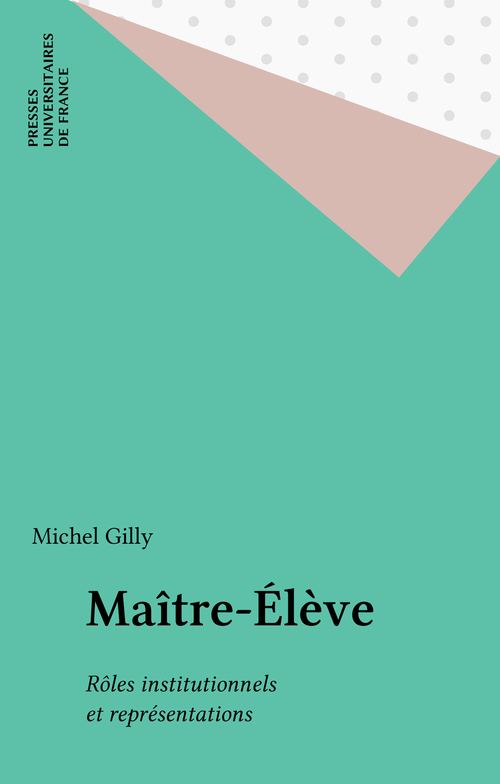 Couverture ebook de Maître-Élève, de Michel Gilly