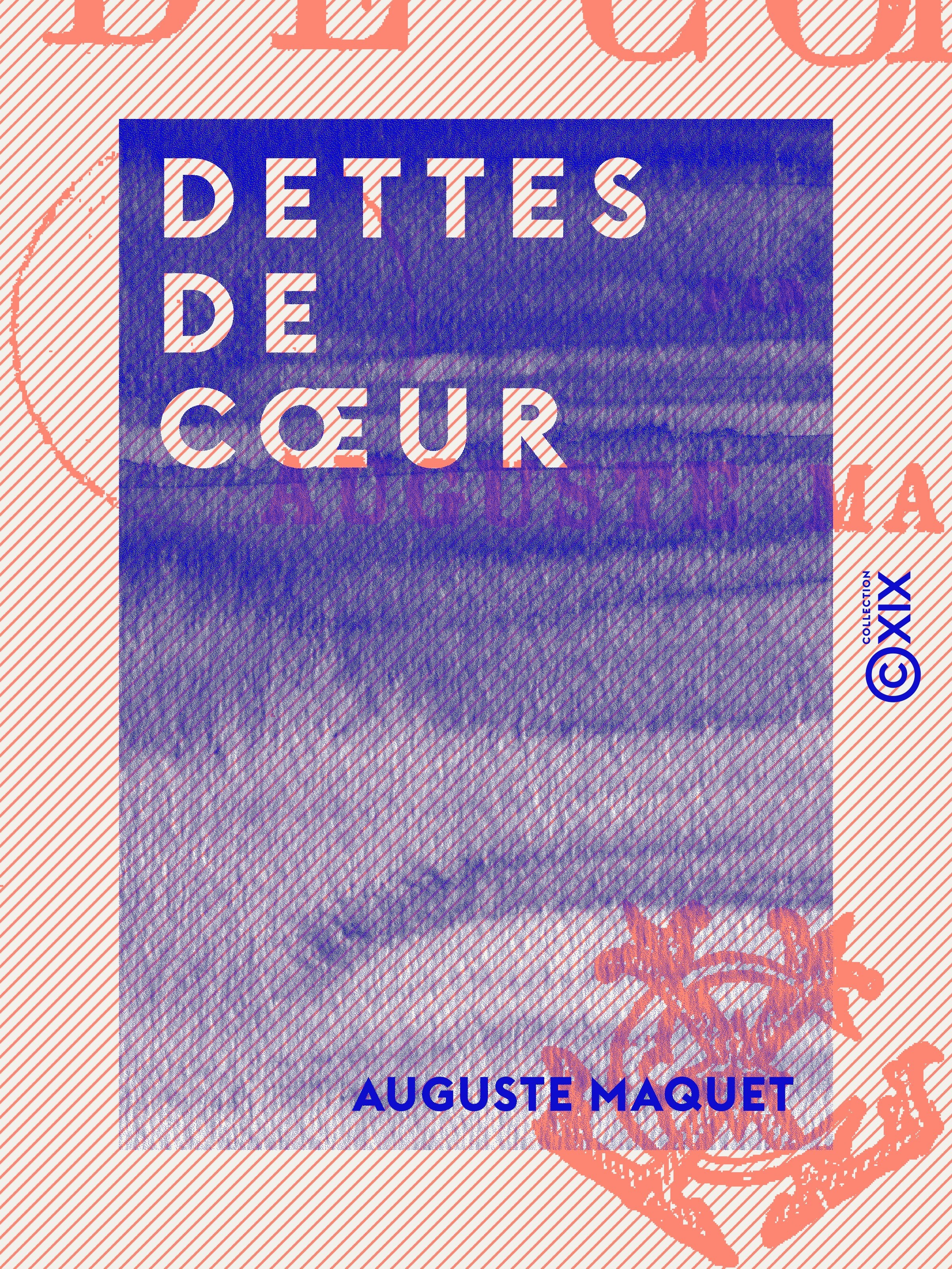 ebook cover of Dettes de coeur, by Auguste Maquet
