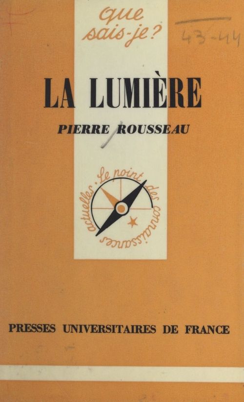 Couverture ebook de La lumière, de Pierre Rousseau