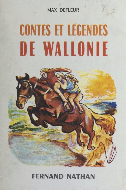 Couverture ebook de Contes et légendes de Wallonie, de Max Defleur