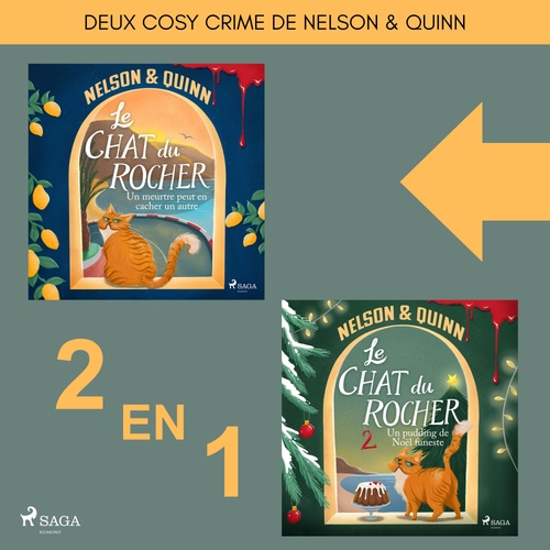 Couverture audiobook de Chat du rocher - Compilation, Tomes 1-2, de Sandra Nelson, Alice Quinn