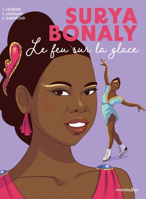 Couverture ebook de Surya Bonaly, de Chloé Célérien, Chadia Loueslati