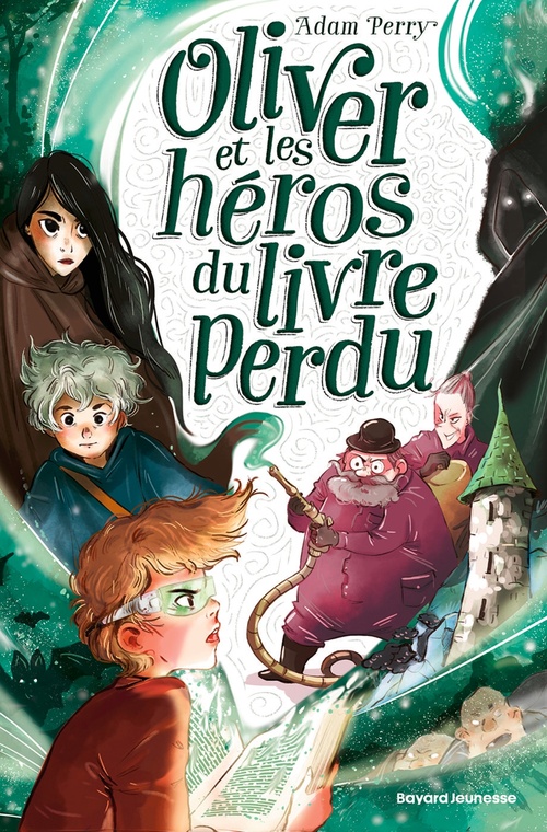 ebook cover of Oliver et les héros du livre perdu, by Adam Perry