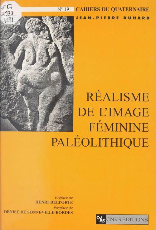 ebook cover of Réalisme de l'image féminine paléolithique, by Jean-pierre Duhard