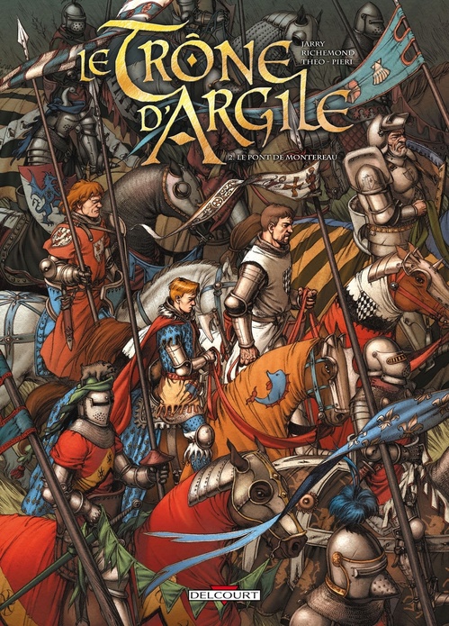 Couverture ebook de Le Trône d'argile T02 - Le Pont de Montereau, de France Richemond