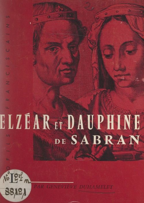 Couverture ebook de Elzéar et Dauphine de Sabran, de Genevieve Duhamelet
